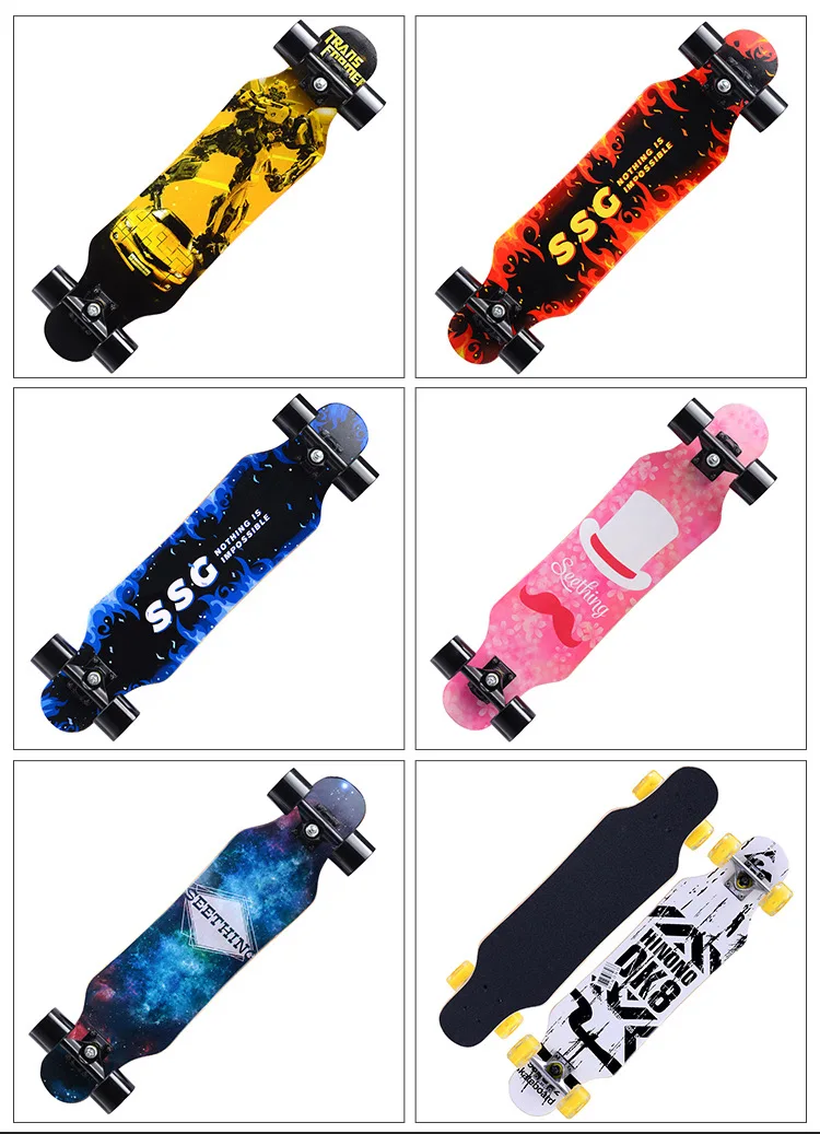 Skateboarders 80cm Adult Teenagers girl skateboard Maple wood dancing board