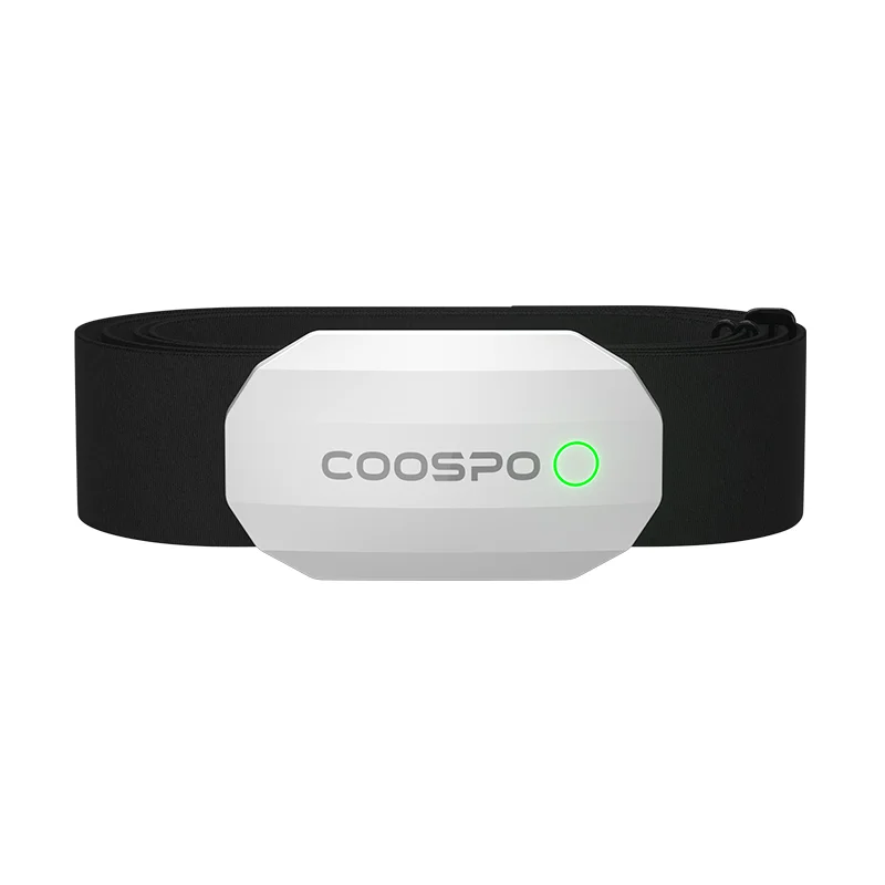 COOSPO BLE ANT+ Monitor pracy serca Czarny pasek na klatkę piersiową Sportowy bezprzewodowy czujnik Fitness dla komputera rowerowego Wahoo Garmin