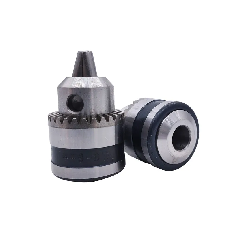 1pcs 0.6-6mm B10  3/8 24UNF Thread Drill Chuck Conversion Drill Chuck Wrench Into Electric Drill Keyless 3 Jaw Chuck