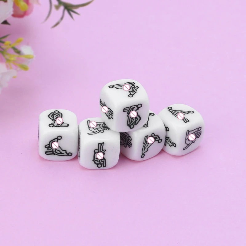 Big sale20mm Adult Sex Dice Erotic Poses Couple Funny Sexy Love Toy Night Bar Humor Game