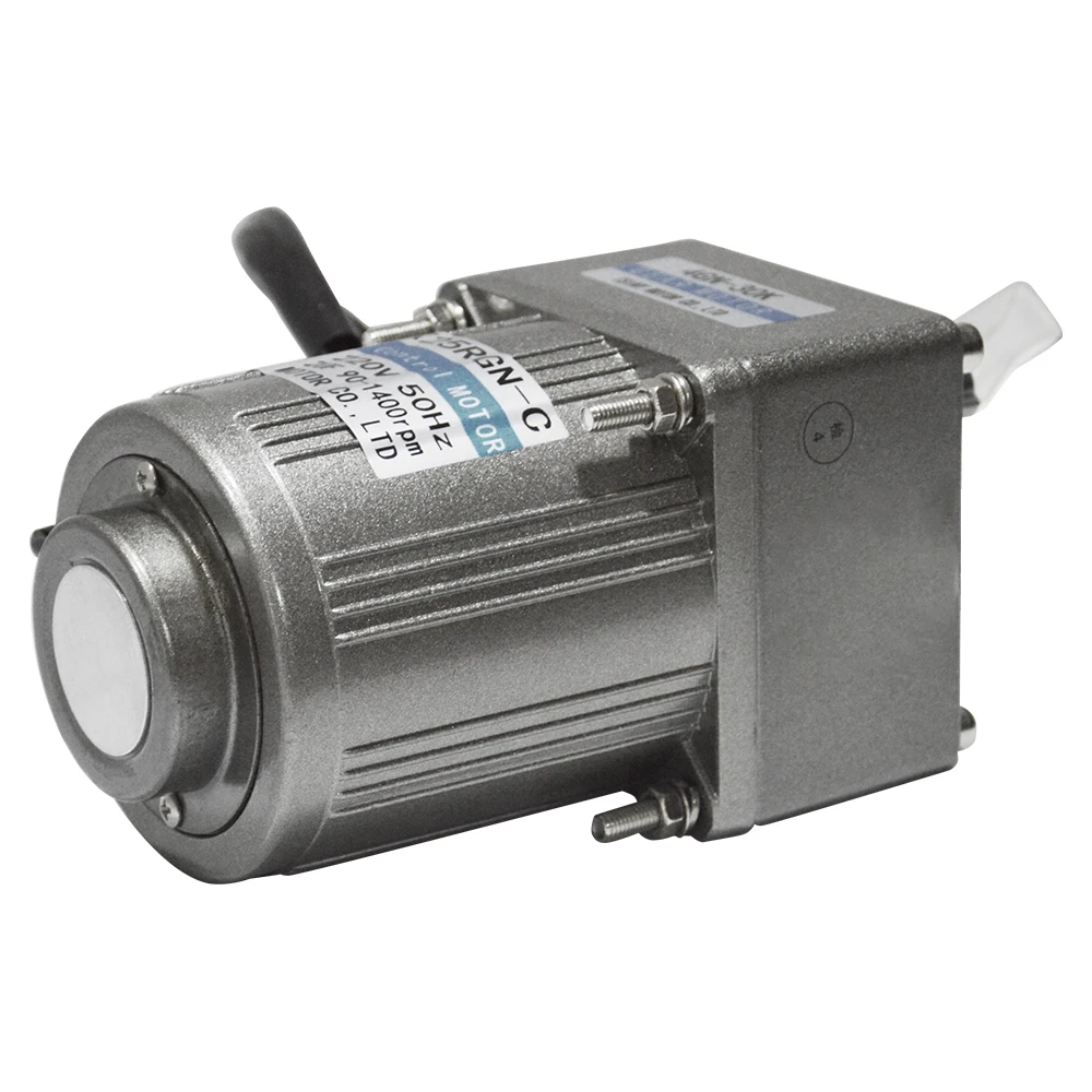 Imagem -04 - Motor da Engrenagem da C.a. 110v 220v 25w 7.5 15 23 34 54 75 108 150 180 270 450rpm Alto Torque Motor da Engrenagem da C.a. Ac254gn