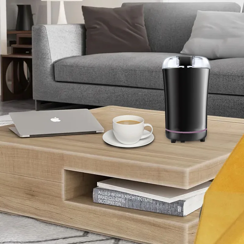 ماكينة القهوة طاحونة القهوة ماكينة القهوة صانع كوب الفولاذ المقاوم للصدأ مع USB شحن للتخييم والمنزل والمطبخ