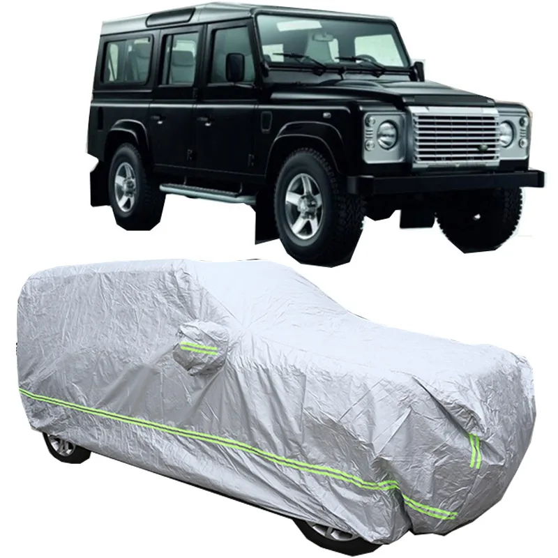 

Чехол для автомобиля Land Rover Defender 110 2004-2018, защита от солнца для дома и улицы, защита от УФ-лучей, снега, солнца, пылезащитные аксессуары для автомобиля