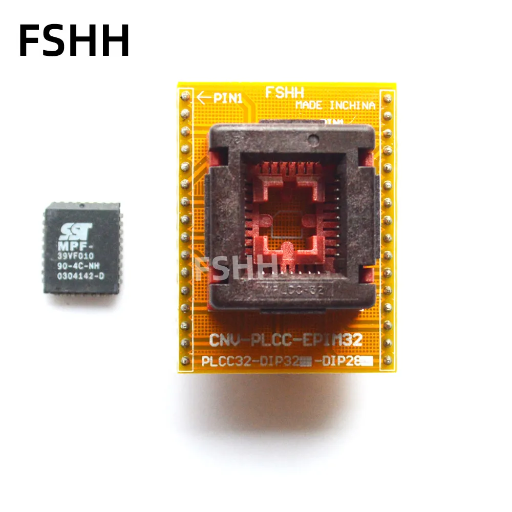 PLCC32 Để DIP28 Lập Trình Viên Adapter PLCC32-DIP28 Adapter PLCC32 Thử Nghiệm Ổ Cắm