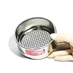 Standard Laboratory Test Sieve 304 SUS filter mesh chroming frame Sampling Inspection Pharmacopeia sieve Dia 10cm 4 - 10 mesh