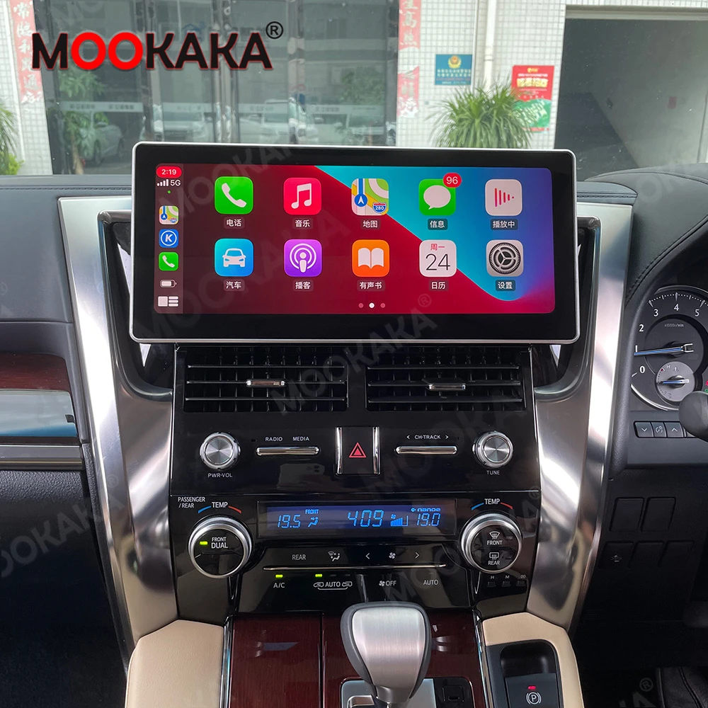 Android 10.0 6G+128GB Auto Radio For Alphard 30 2015 - 2019 GPS Navigation Car Multimedia Player Stereo Head Unit Carplay Audio