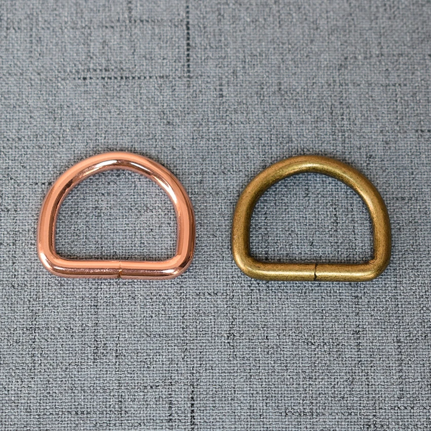 20 Pcs/Lot 25mm Metal Accessories D ring DIY Use For Handbag Bag Purse Strap Belt Buckle DIY Metal Buckle Hardware Accessories