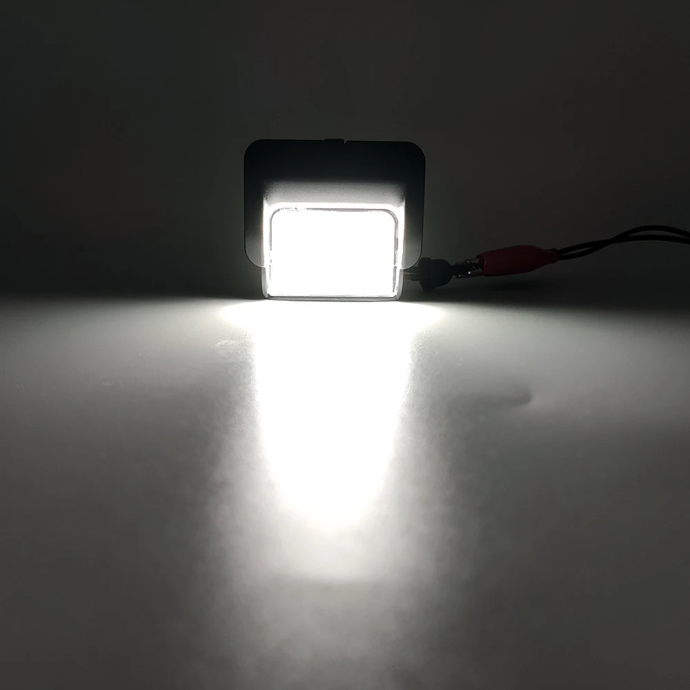 2Pcs Error Free White LED License Plate Light Number Plate Lamp For VW Polo 6N 1994 1995 1996 1997 1998 1999