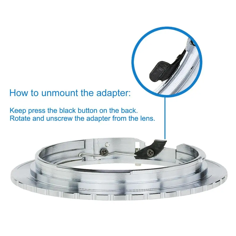 Haoge Lens Mount Adapter Voor Nikon Nikkor F Mount Ai AI-S Lens Canon Eos Ef EF-S Mount Camera