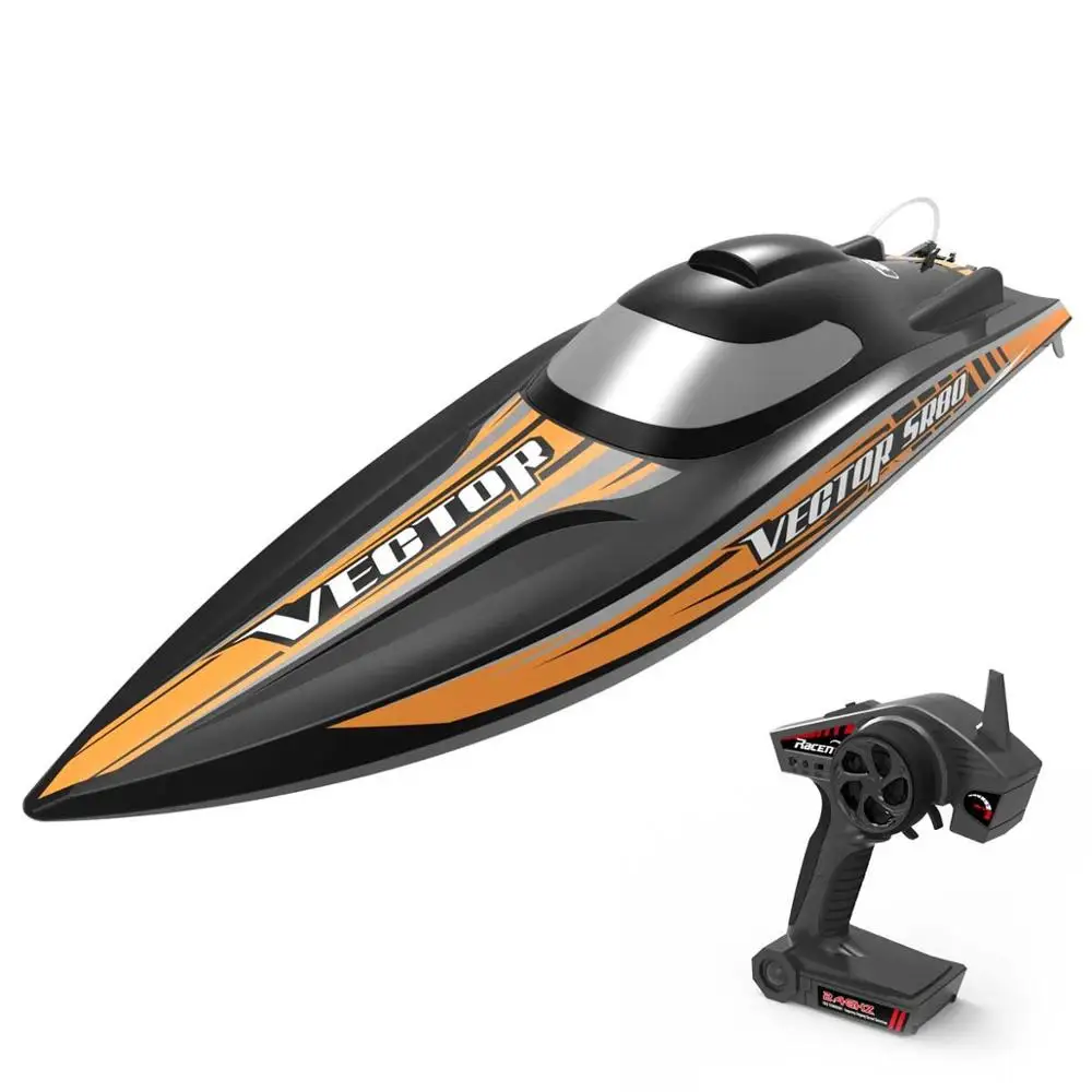 Volantex 800MM RC Boat Vector SR80 38mph High Speed Boat Auto Roll Back Function ABS Plastic Hull 798-4 PNP or ARTR RTR set