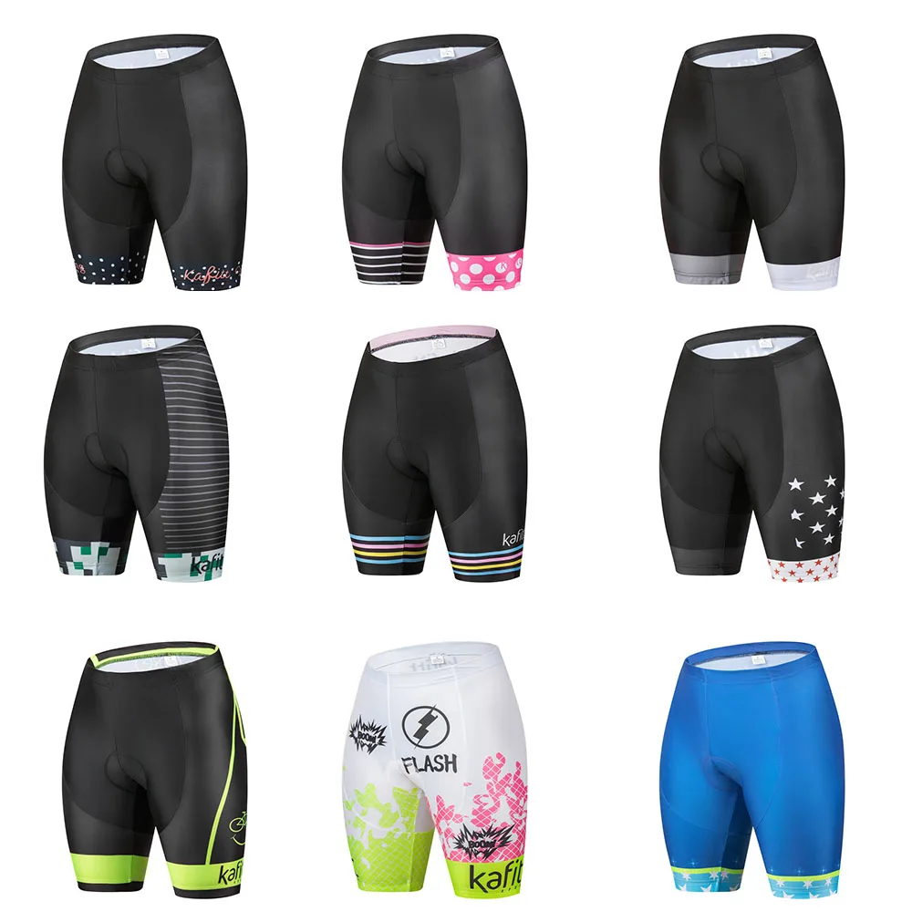 2022 Kafitt Women's Short Pants Clothing MTB Road Cycling Shorts Quick-Drying Uniform Breathable Men's 20D Gel Pad Summer