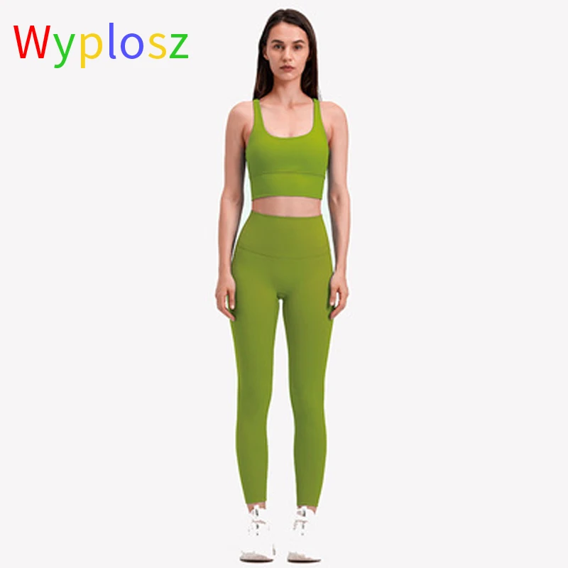 Wyplosz Yoga Set Sportwear Gym Clothing High Elasticity Seamless Pants Bra Women\'s Sport Suit Fitness Suit Tracksuit 2 Piece Set