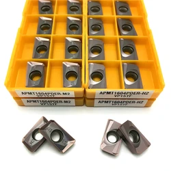 APMT1604 M2 APMT1604 H2 Carbide Inserts Indexable Milling and Cutting Tools CNC Turning Tool Lathe Milling Inserts