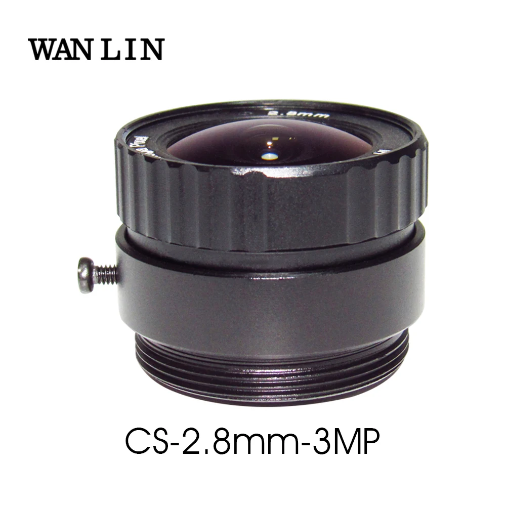 

HD 3Megapixel 3MP 2.8mm CS Lens IR Metal for HD CCTV Security Cameras 1/2.7" Format F1.2 Aperture