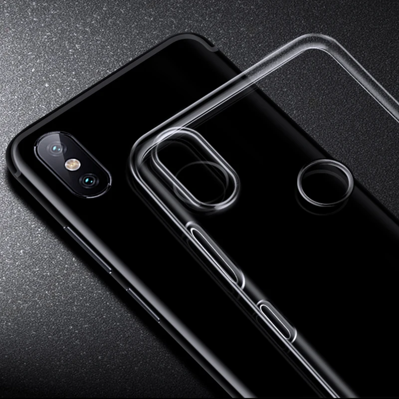UltraThin Transparent TPU Funda Carcasa for Xiaomi Mi A2 A2Lite 6X Back Case Cover A2 Lite Soft Silicone Slim Clear Mobile Phone