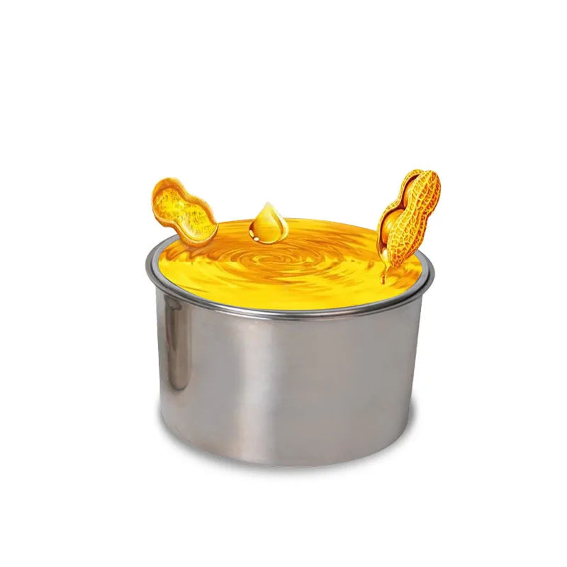 สแตนเลสสตีลที่ใช้ในครัวเรือนน้ำมันอัตโนมัติเต็มรูปแบบเทคโนโลยีเยอรมันขนาดเล็กCommercialเย็นร้อนกดถั่วลิสงวอลนัท