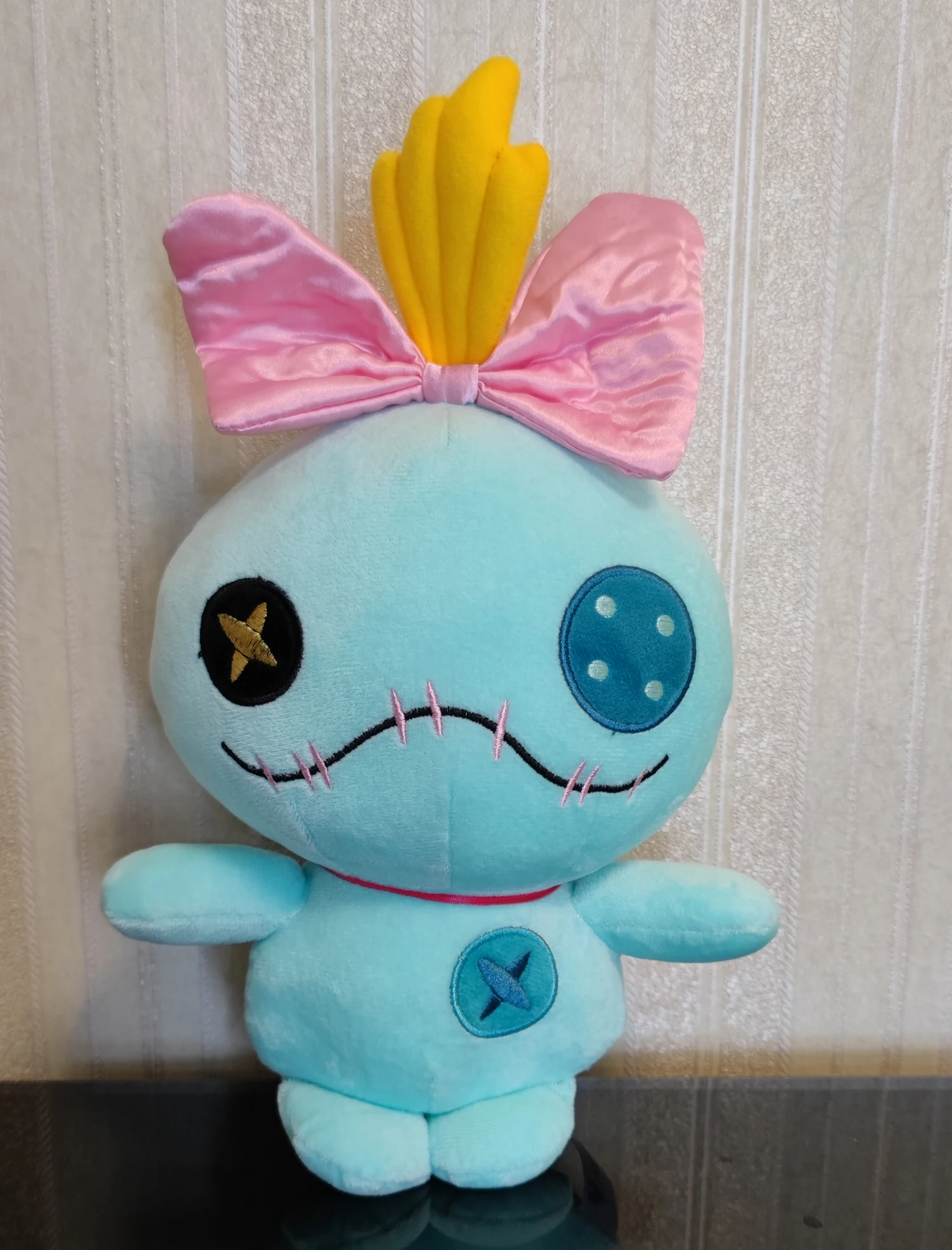 Poupées de dessin animé Disney Lilo & Stitch, en coton, Peluche douce, modèle de jouet pour enfants, cadeau, haute qualité