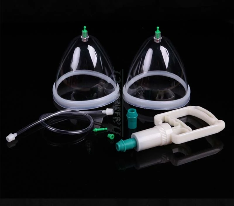 Breast Enlargement Pump 13cm CUP Chest gain Cupping Appliance For Lady A B C D breast bigger massage cupping