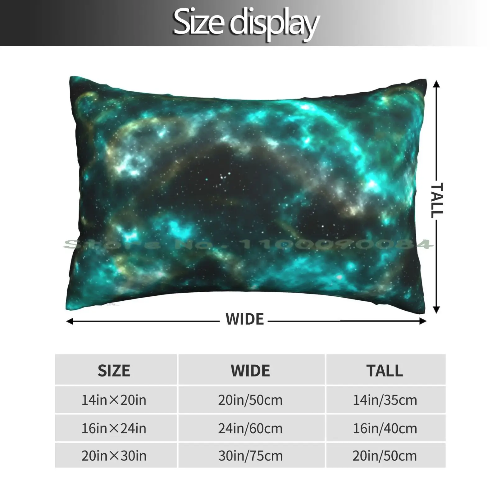 The Turquoise Space Pillow Case 20x30 50*75 Sofa Bedroom Jazz Tango Street Musicians Blue Dancers Festival Party White Conga