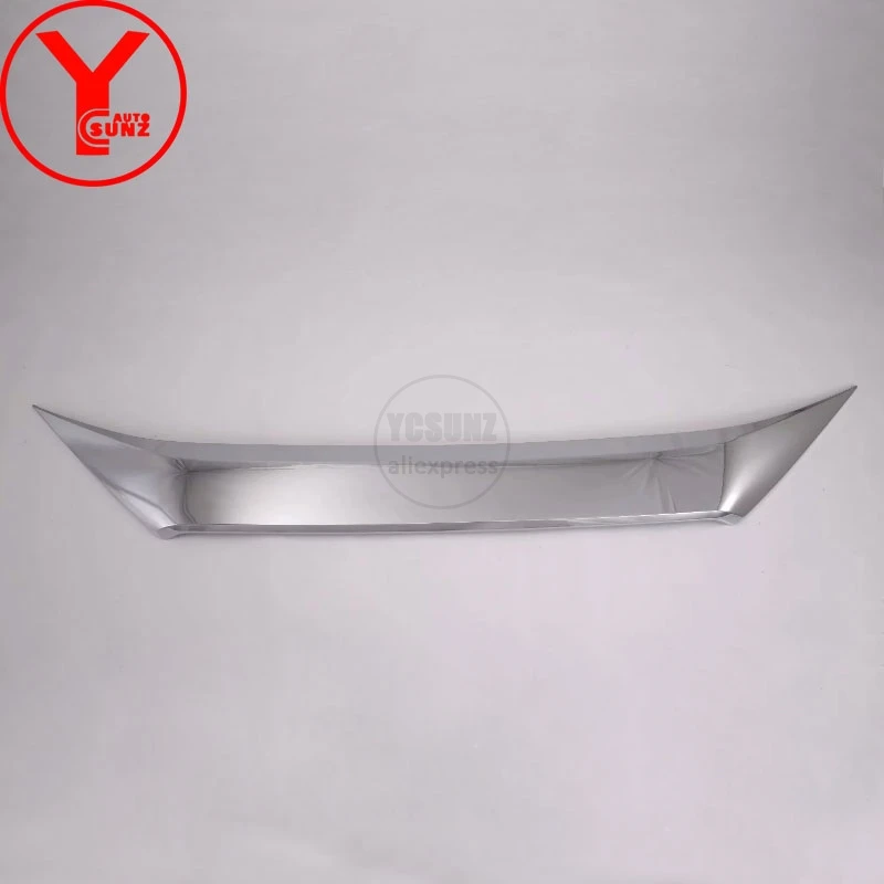 

YCSUNZ ABS chrome car hoods trim Bug Shields car parts auto For toyota rav4 2019 accessories Bug Shields For toyota rav4 2019