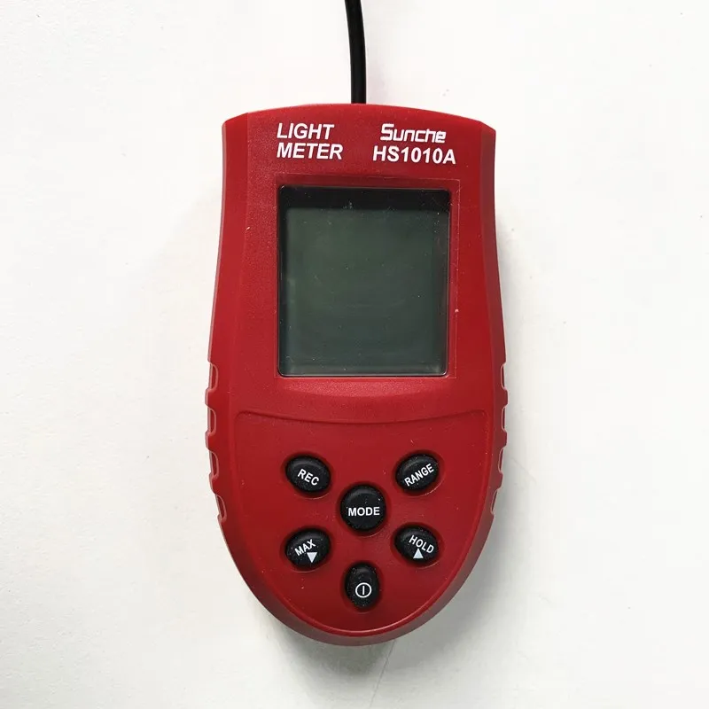 Imagem -06 - Lcd Digital Light Meter Luxmeter Iluminação Profissional Handhold Luminometer Lux fc Novo 50000 Lux Lux Hs1010a