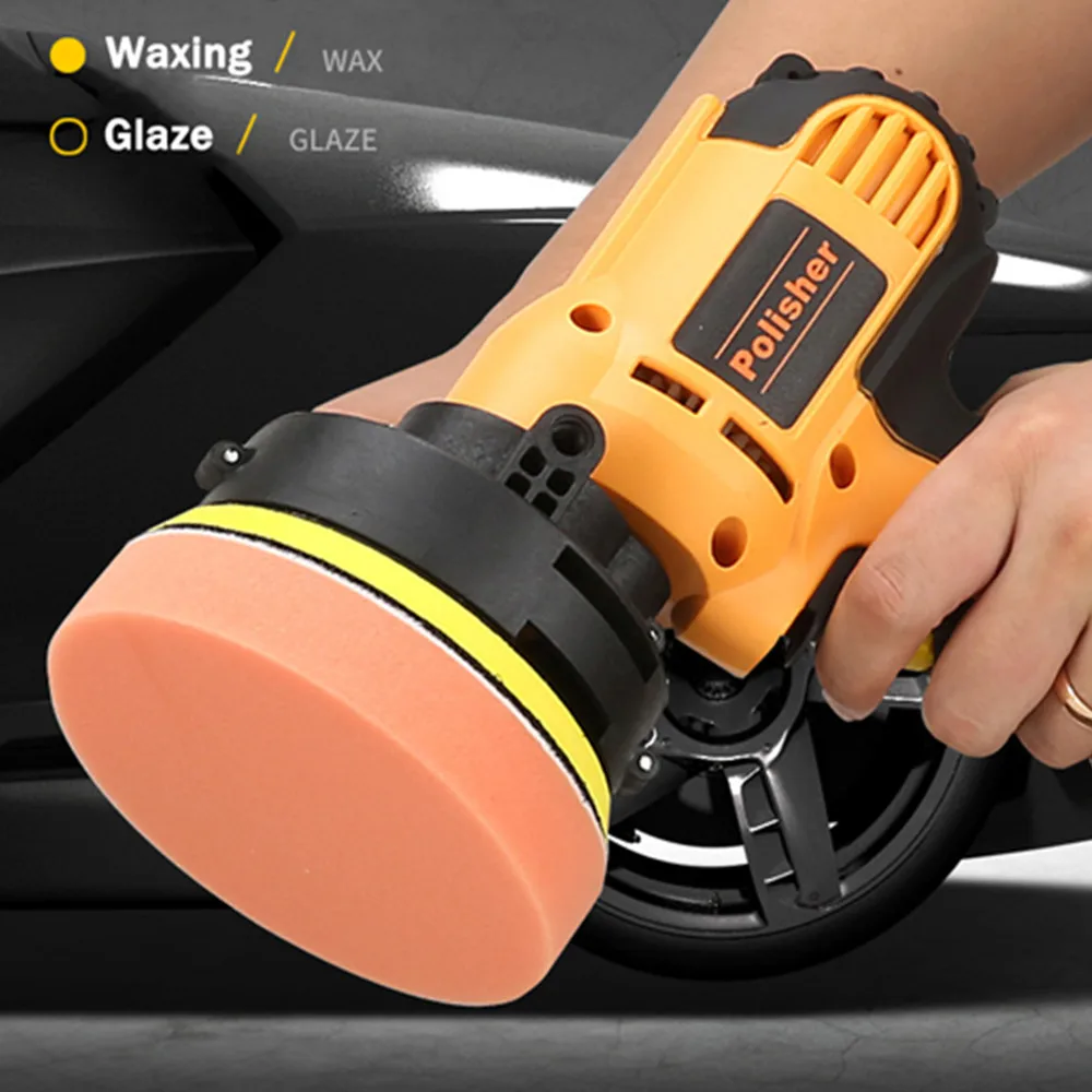 220V 700W Electric Car Polisher Machine Auto Polishing Machine Adjustable Speed Sanding Waxing Tools Car Accessories Powewr Tool