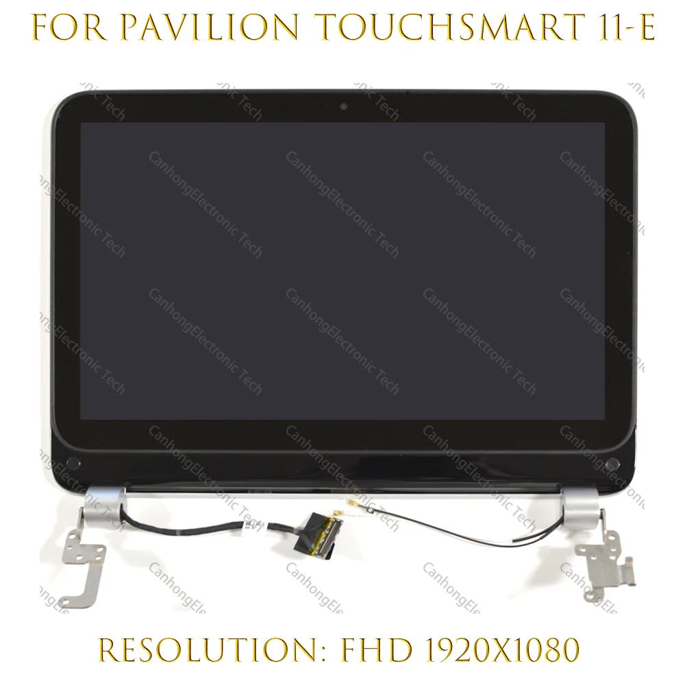 11.6'' For HP Pavilion TouchSmart 11-e Series 11-e100sp 11-e010nr 11-e102 Touch Screen Replacement  Full Assembly With Hinges