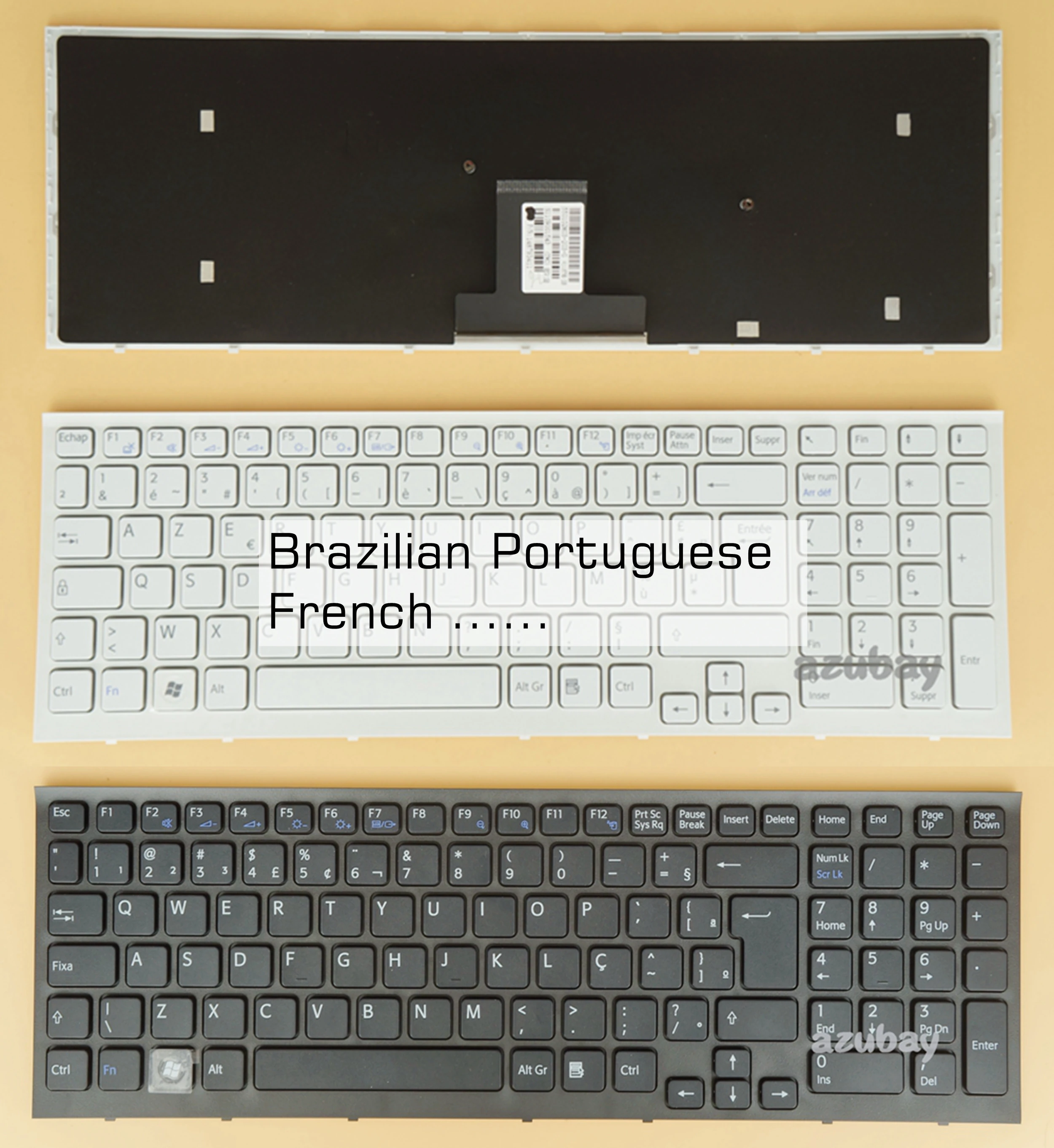 Brazilian Portuguese French Keyboard for Sony VAIO VPCEB VPC-EB 148793161 148793441 MP-09L28PA-886 MP-0926F0-8861 V111678B FR