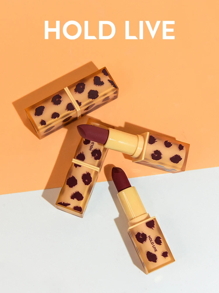 Leopard Velvet Texture Lipstick Matte Silky Touch Nude Lip Makeup Long lasting Waterproof Easy To Wear Pigmented Lip Cosmetics