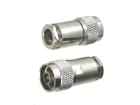 Abrazadera de conector de enchufe macho N, 10 piezas, RG8, LMR400, 7D-FB, RG213, Cable RF Coaxial de latón recto, nuevo