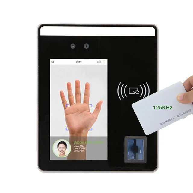 ZK Xface500-P Face Facial Palm Recognition Intelligent Biometric Fingerprint RFID Time Attendance Access Control System