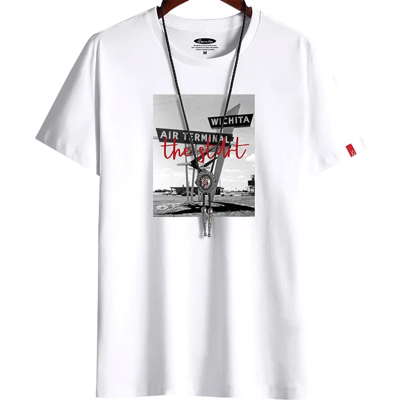 Camiseta blanca de Fitness para hombre, de gran tamaño con cuello redondo camisa masculina, ropa de S-6XL, Anime gótico Punk, nueva, 2022