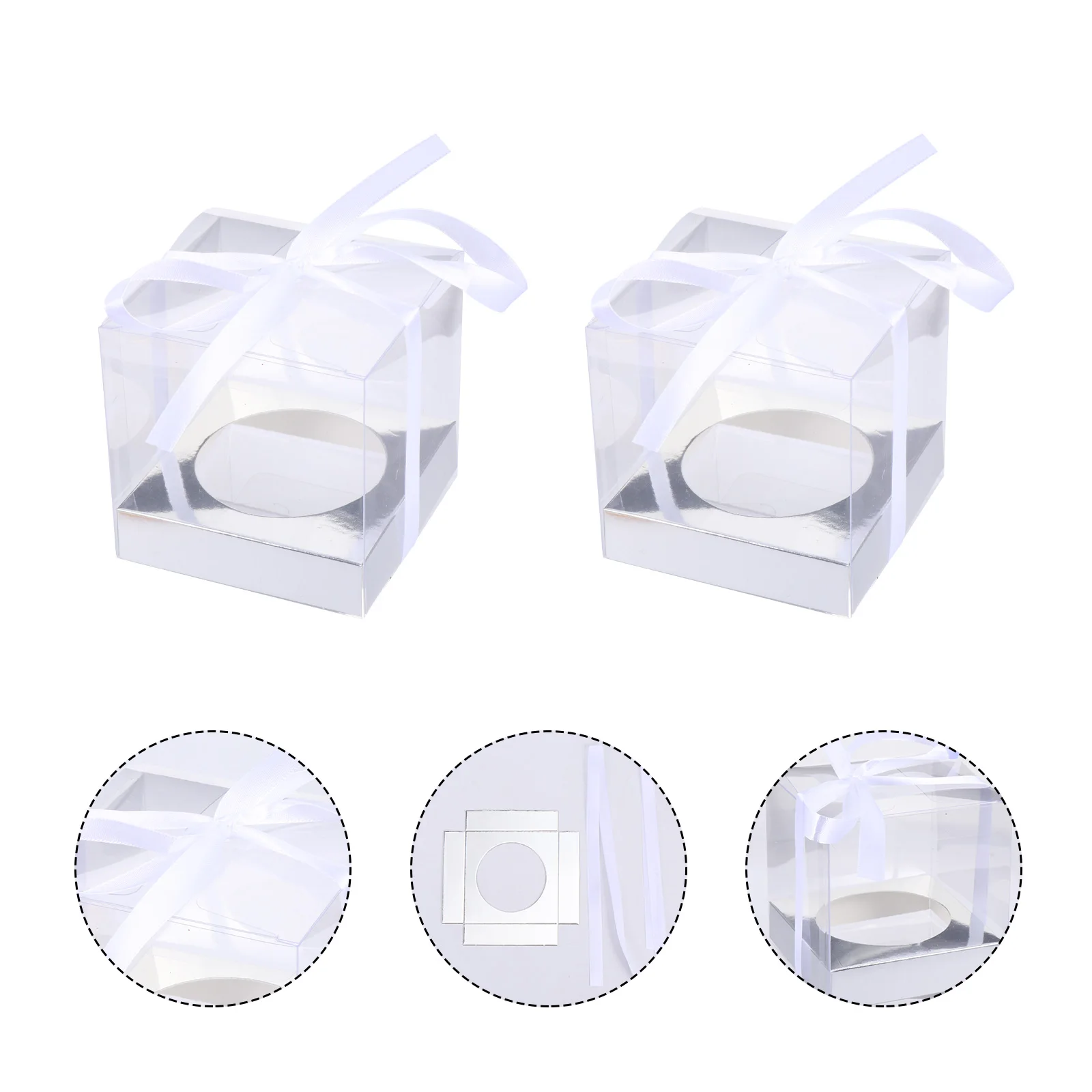 Cake Box Box Storage Boxes With Lids Clear Transparent Carrier Display Cookie Bakery Through See Gift Favor Take Container