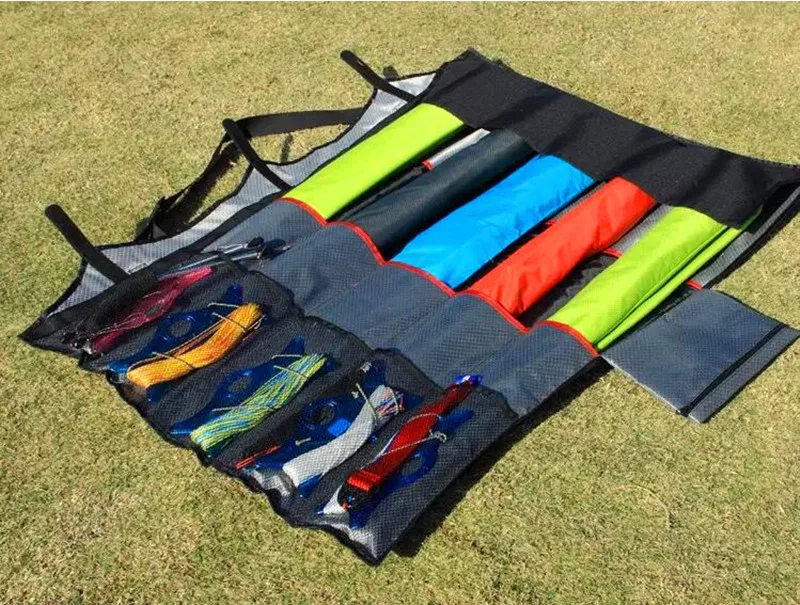 free shipping large stunt kite bag put 14pcs kite nylon fabric kite waterproof fabric strong durable snow cerf volant enfants