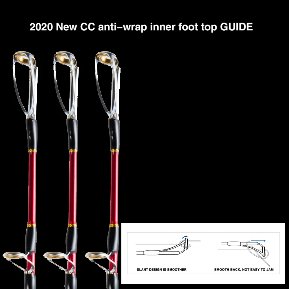 Nuovi accessori per la Pesca a Spinning Canne Sea Boat Carbon Xh Vara De Pesca accessori Mar sezione ad alta resistenza 2 Canne Peche En Mer