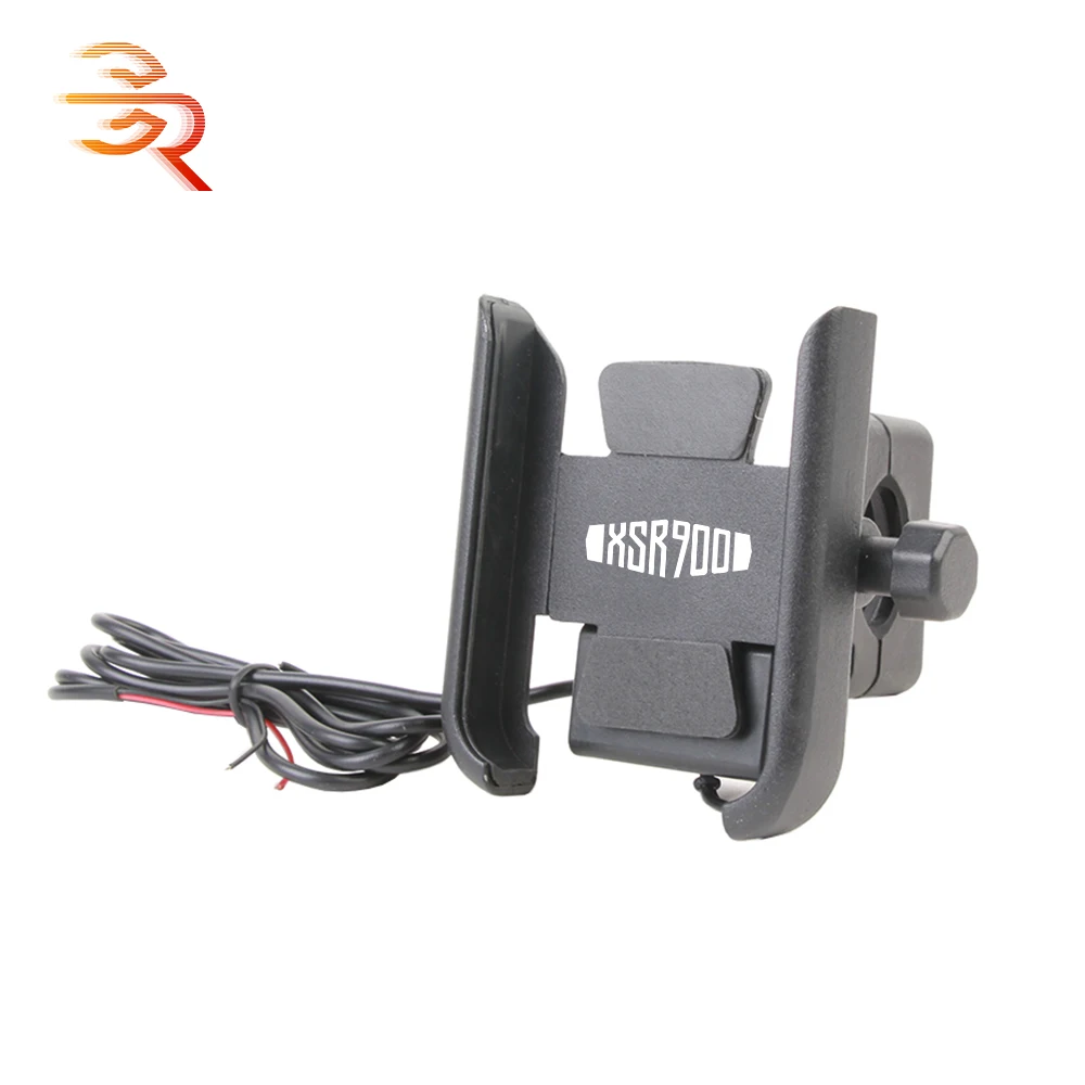 Motorcycle Phone Holder With USB Charger For Yamaha XSR 125 155 700 900 XSR700 XTribute XSR900 2016-2019 2020 2021 Accessories