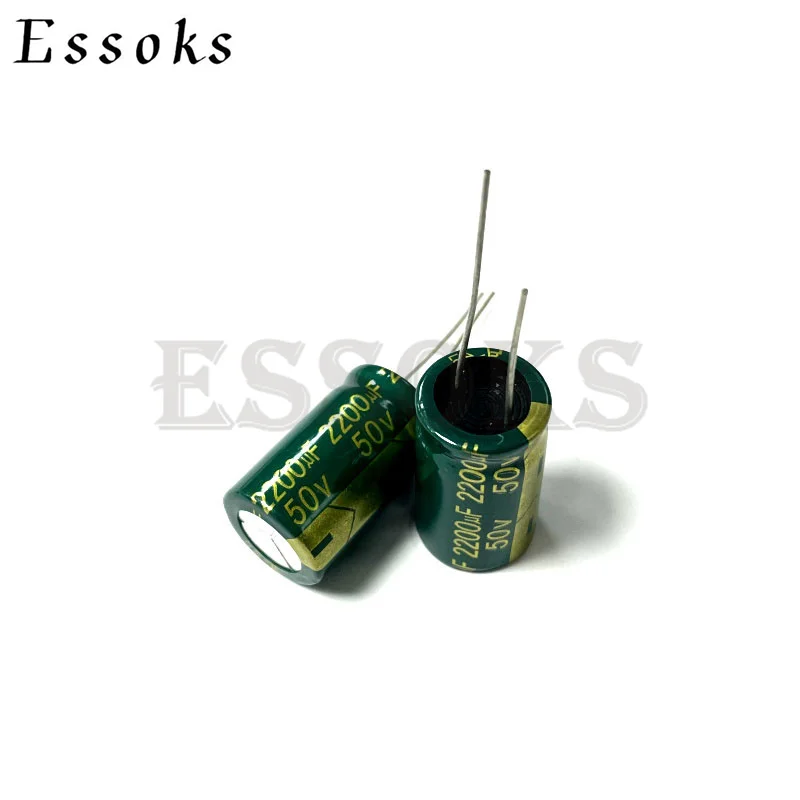 2pcs Electrolytic Capacitor 50V2200UF 50V 2200UF 16X25 16X30 mm High Frequency Low ESR Aluminum Capacitors