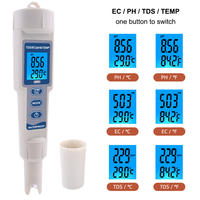 4 in 1 PH Meter Digital PH/TDS/EC/Temperature Drinking Water Quality Analyzer Tester For Swimming Pool Aquarium Drinking Water