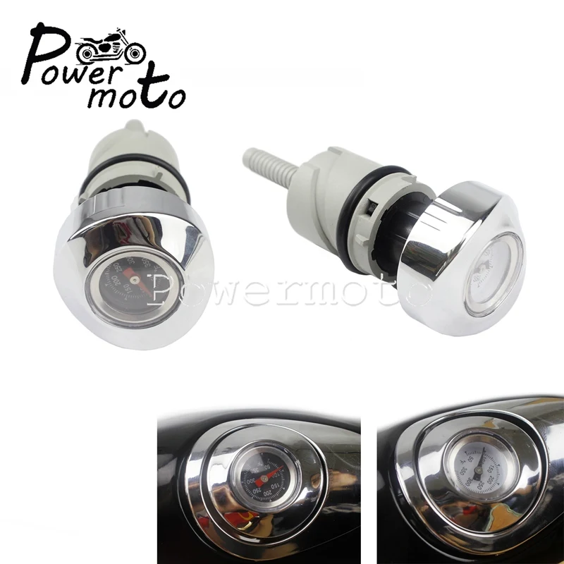 Motorcycle Oil Temperatures Gauge Sensitive Tank Cap Plug Temp Dipstick for Harley Sportster XL883 XL1200 XL 883 1200 2004-2019