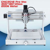 CNC 3018 Pro MAX Engraver With 300W Spindle Mini Engraving Machine Desktop 3 AXIS PCB Milling Machine With ER11 DIY Wood Router