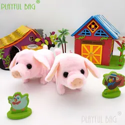 Juguete eléctrico de peluche de simulación para niños, muñeco electrónico con sonido para caminar, adorno interesante para mascotas, wd14