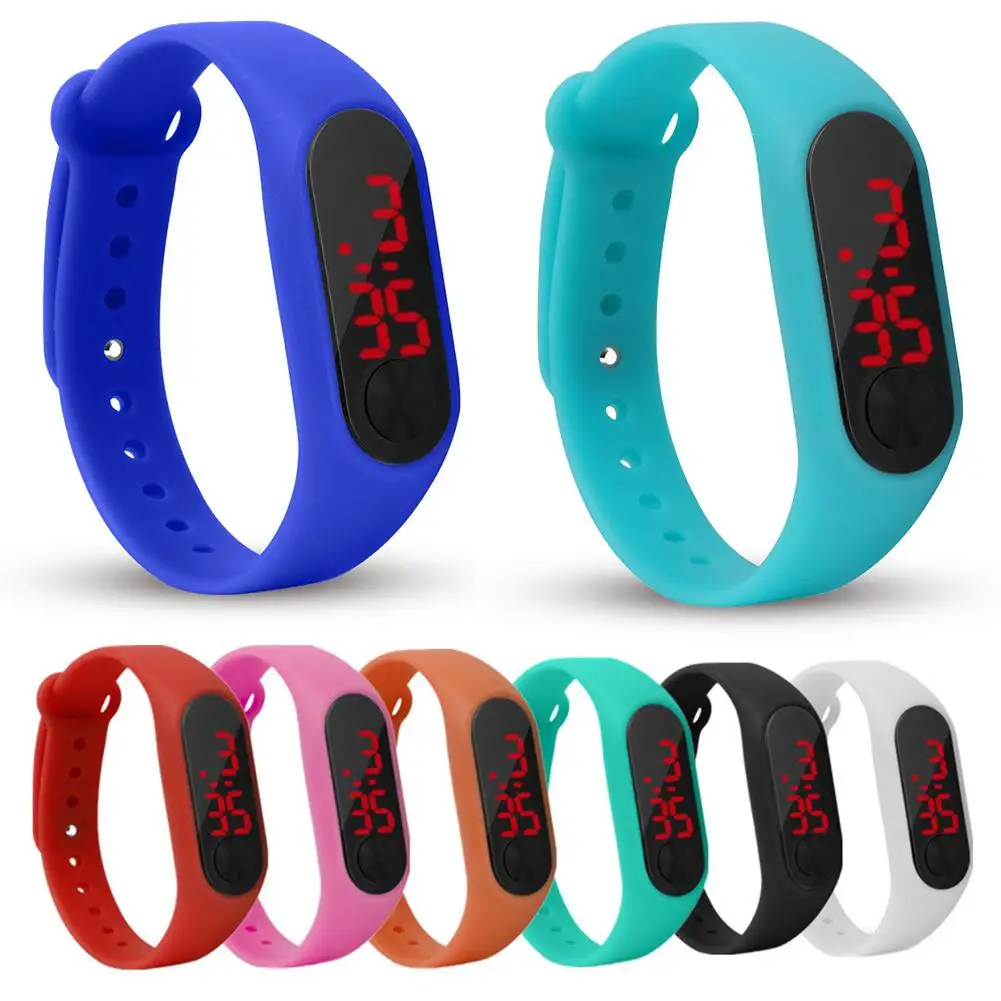 Fashion  Superior Children's Digital Led Sport Watch Casual Silicone Children Watches Wristwatch Bracelet Relogio