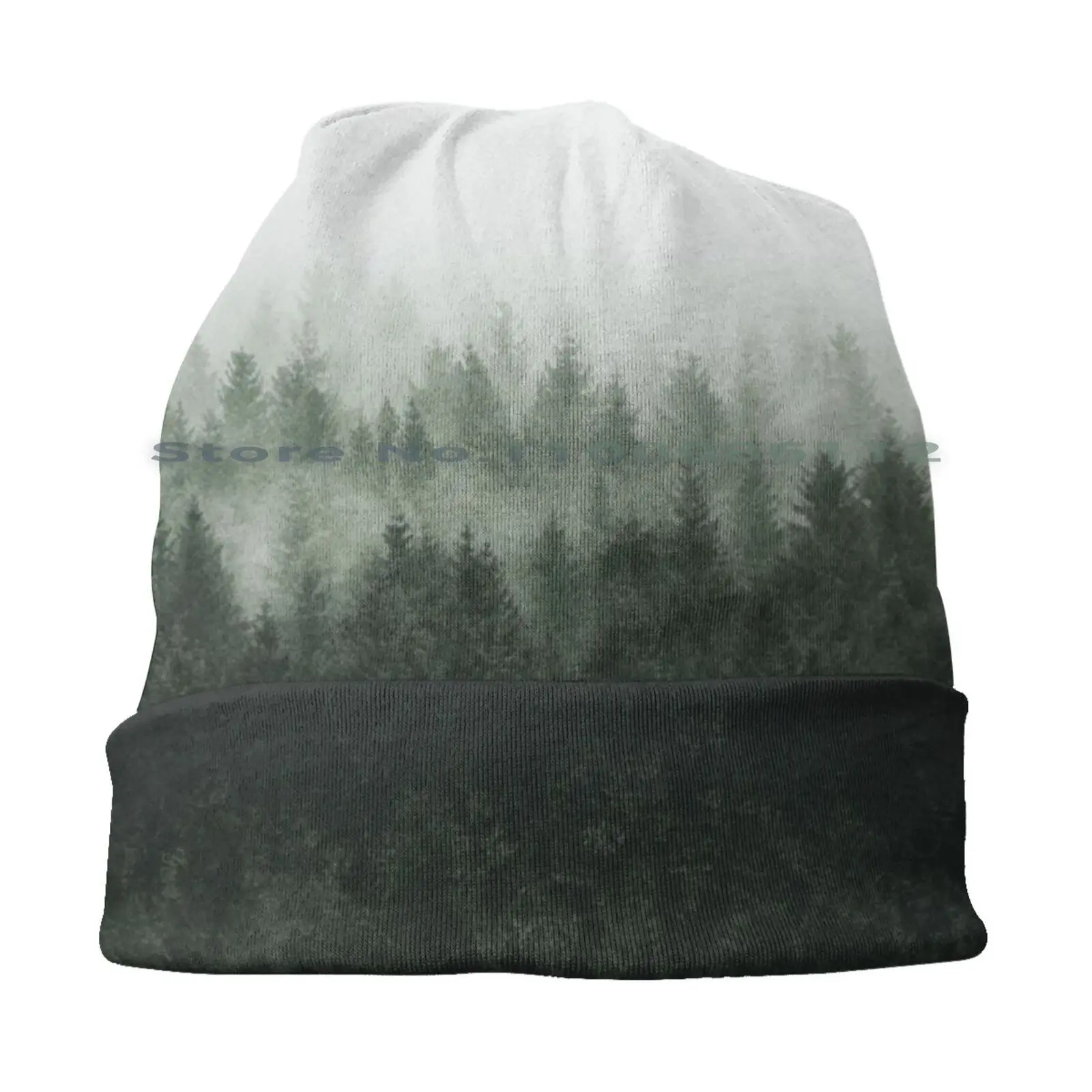 High And Low Bucket Hat Sun Cap Color Landscape Mood Mountains Adventure Wanderlust Outdoors Travel Nature Trees Green Retro