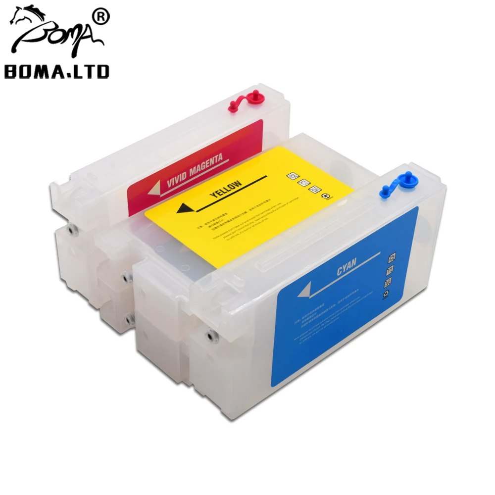 350ml  T41W T41P Refill Ink Cartridge Chipless For Epson Sure Color T5470M T5470 T5475 T3470 T3475 Printer