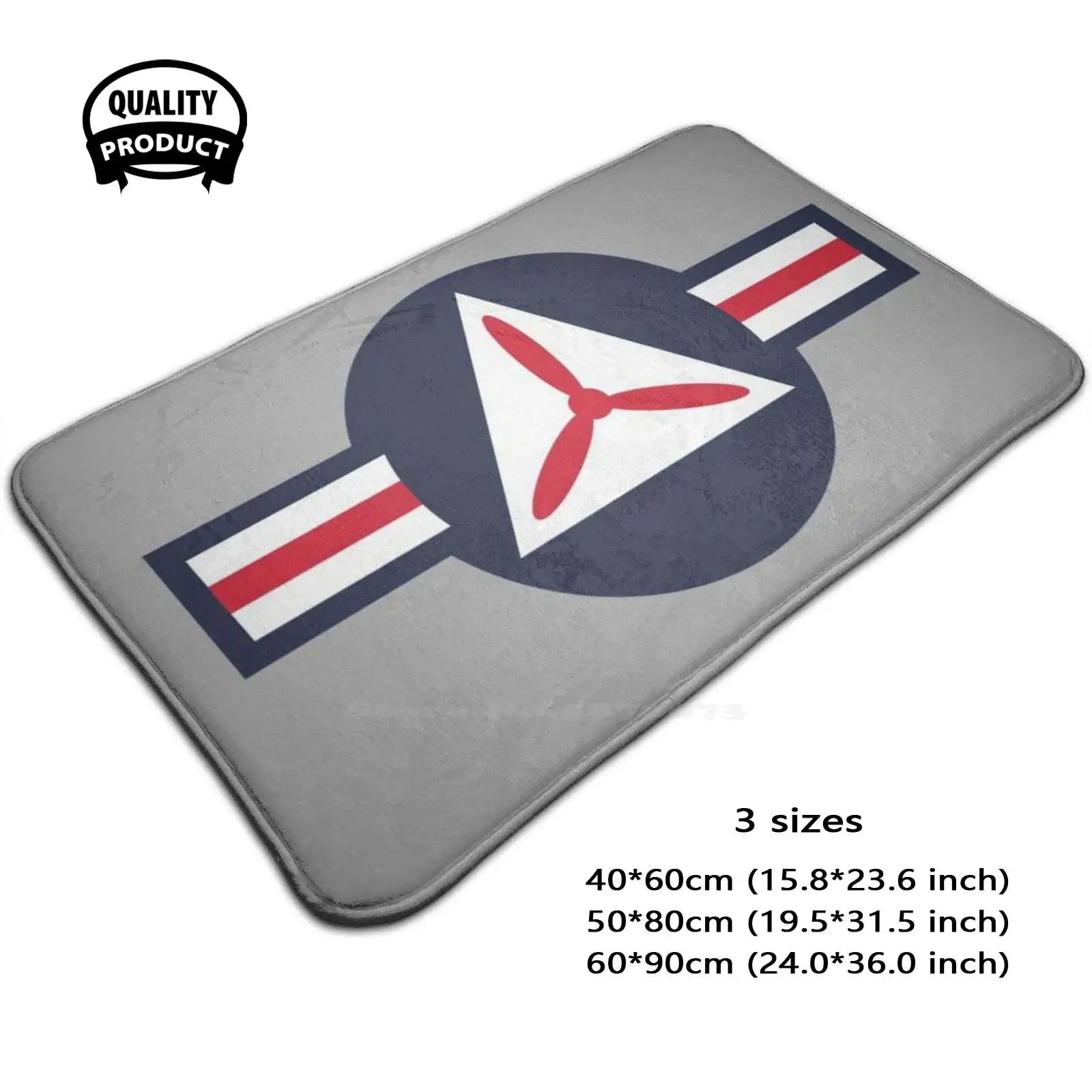 Civil Air Patrol ( Us ) - Soft Cushion Home Carpet Door Mat Car Rug Civil Air Patrol Usaf Air Force Military Emblem Logo