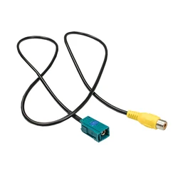 RCA Adapter Cable for Volvo S90/S80/S40 V30 V40 V50/S60/V60/XC90/XC60/XC70 rear camera for Video input for AV Radio in dashboard