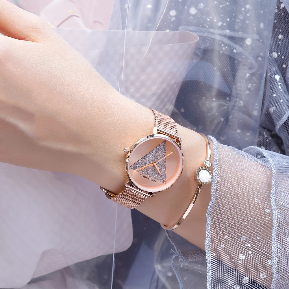 Original Design Women Watches Fashion Japan Quartz Movement Stainless Steel Rose Gold Waterproof Wrist watches relogio feminino