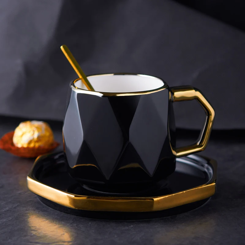 European light luxury ceramic home exquisite coffee cup creative personality trend Mug Phnom Penh afternoon tea cup