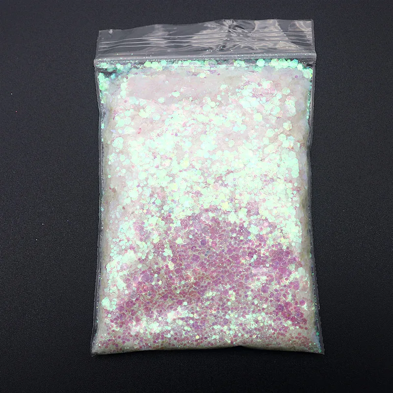 50g Bag of Nail Art Sequins Fantasy Sequins Hexagonal Dots Mixed Sequins Craft Sequins Wedding Decoration Nail Art Decoration image 6