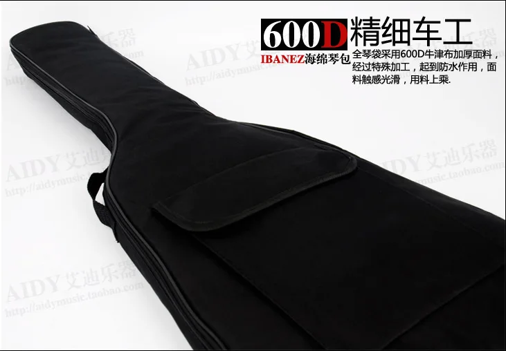 New Electric Guitar Bag Padded Electric Guitar Gig Bag Case 5mm Padding Dual Adjustable Shoulder Strap Electric Guitar Case